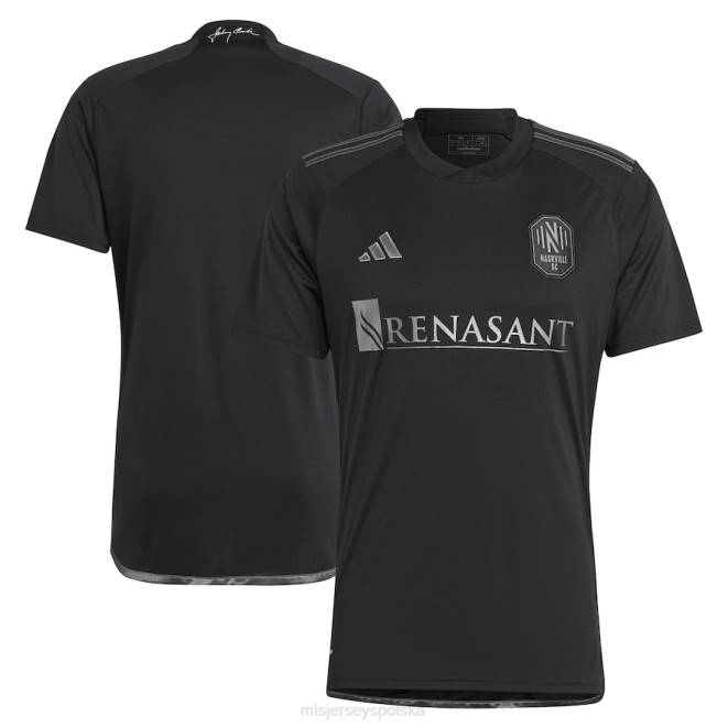 MLS Jerseys mężczyźni nashville sc adidas czarny 2023 męski w czarnej replice koszulki NN6X21 golf